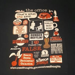 The office t shirt